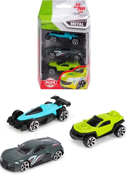Actual product image Dickie The cast vehicles 3 Pack - 4 assort.