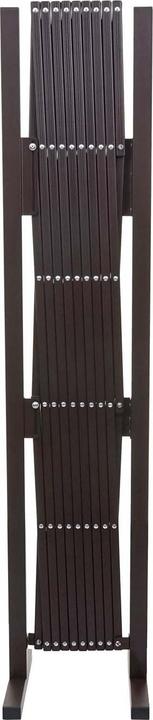 Immagine prodotto Swisshandel24 Griglia di protezione, a forbice, telescopica, in alluminio marrone - altezza 153cm, larghezza 3 (32 cm)