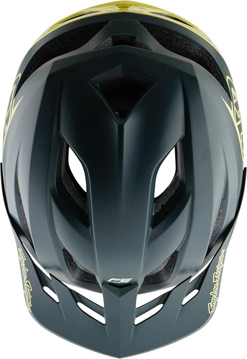 Produktbild Troy Lee Designs Flowline SE MIPS Helm, Badge, gray/glo yellow, M/L | 57-59cm (57 - 59 cm)