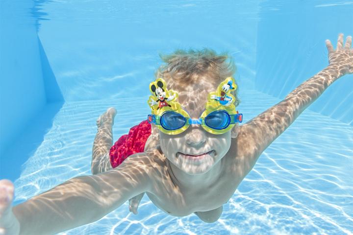 Actual product image Bestway Disney® Mickey Mouse & Donald Duck swimming goggles from 3 years old