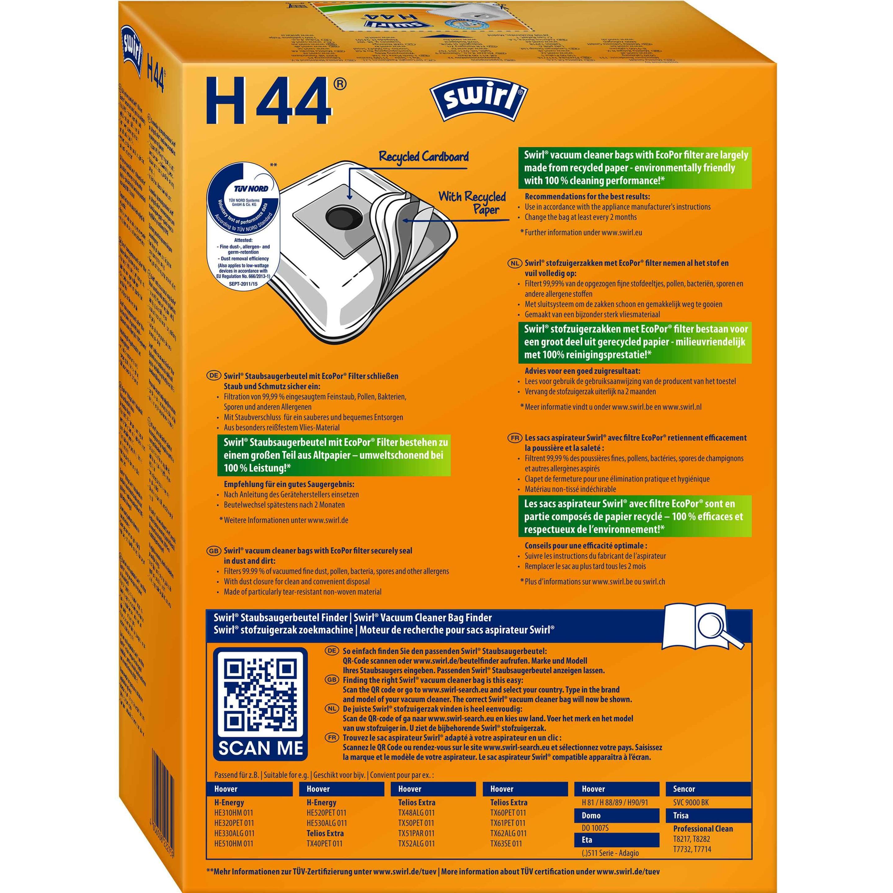 Thumbnail - Swirl Staubbeutel, Staubsaugerbeutel