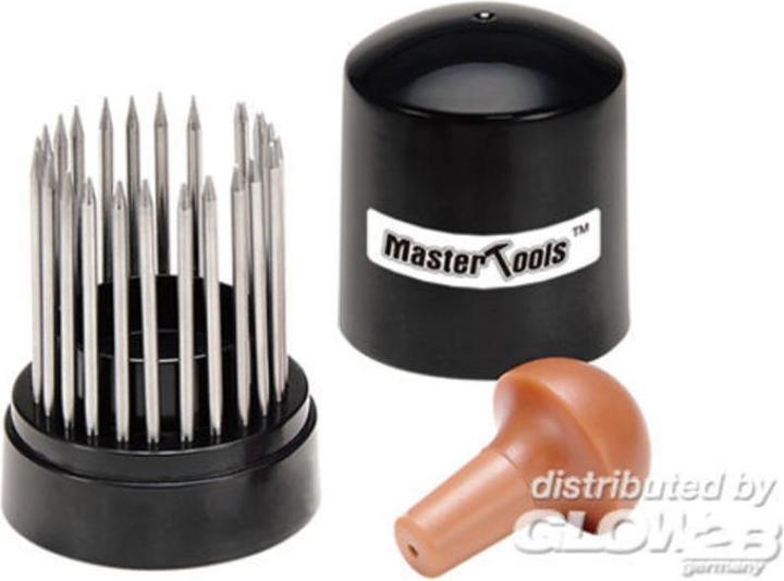 Immagine prodotto Master Tools Punzone per micro rivetti HG (23 pezzi, 0,25 mm-1,35 mm)