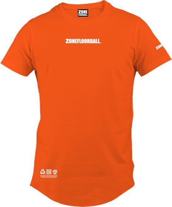 Actual product image Zone Floorball Zone T-Shirt Everyday-orange-L (L)