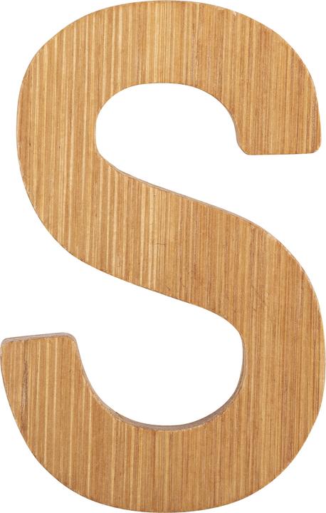 Actual product image small foot ABC letters S