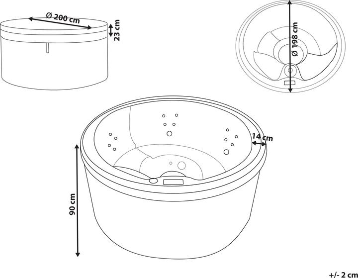 Actual product image Beliani Marfil (5 Persons)