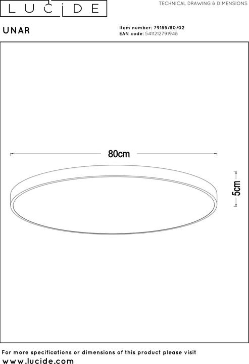 Produktbild Lucide Unar (5000 lm)