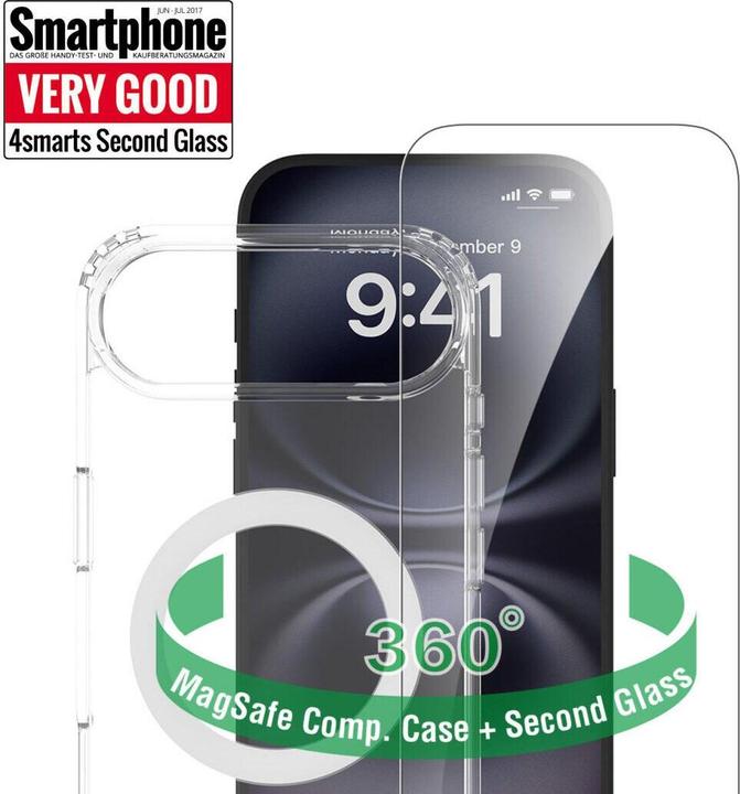Produktbild 4smarts 360° Premium Protection Set für Apple iPhone 17 Air MagSafe-kompatibel (Apple iPhone Air)