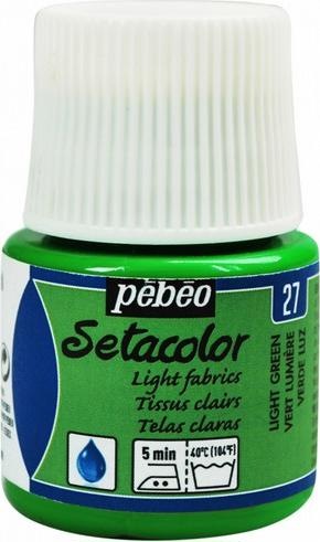 Immagine prodotto Pebeo Setacolor Tessuti Chiari (Verde chiaro, 45 ml)