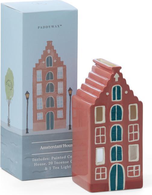 Paddywax No. 02 Amsterdam House Style Incense & Tea Light Holder