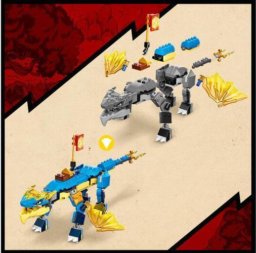 Actual product image LEGO Jay's Thunder Dragon EVO (71760, LEGO Ninjago)