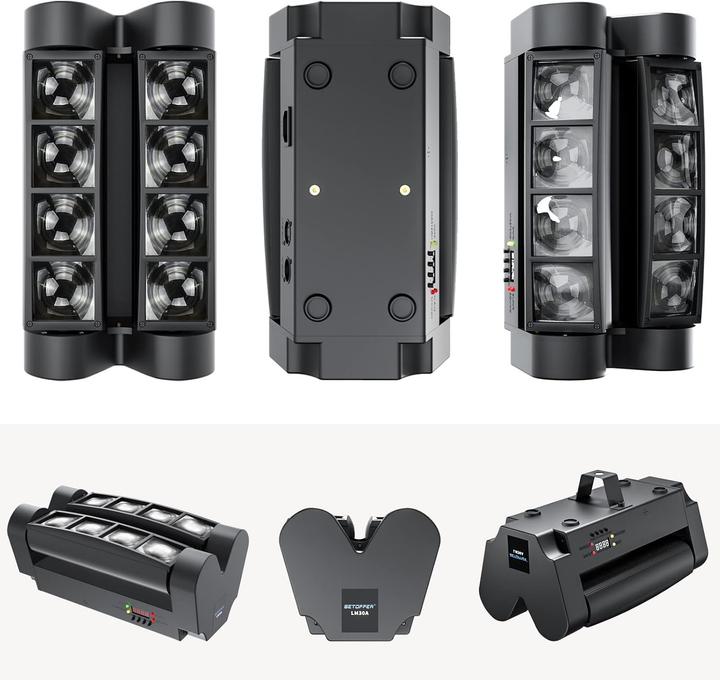 Image du produit Betopper 2er-Set Moving Head Bühnenlicht (45 W, LED)