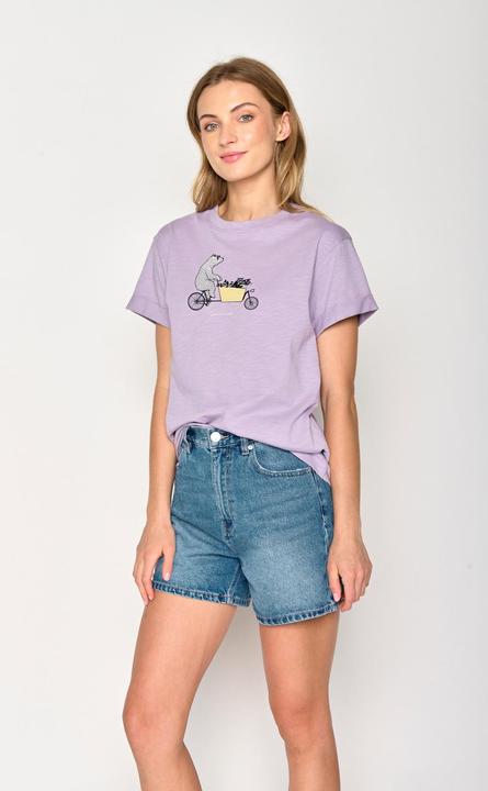 Actual product image Greenbomb Women's Bike Cargo Raccoon Stop T-Shirt (S)