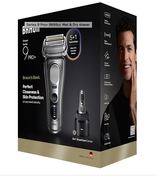 Actual product image Braun Series 9 PRO+ Electric Shaver (9655CC)