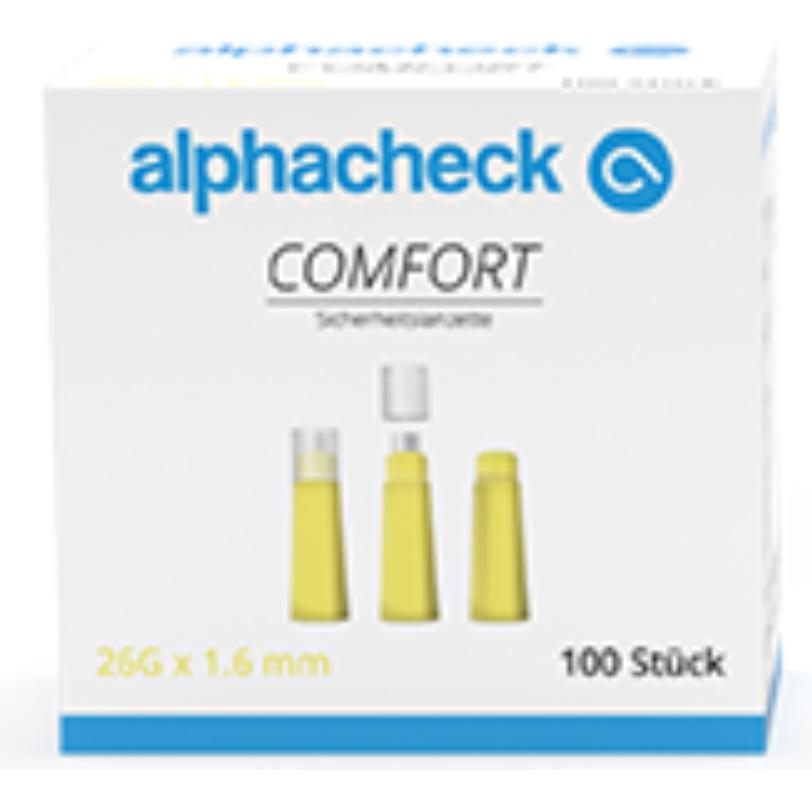 Thumbnail - Alphacheck, Bluttest, COM SICH 26G1.6 (Lanzette)