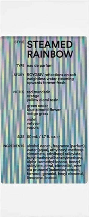 Actual product image D.S. & Durga Steamed Rainbow Eau De Parfum Spray 1.7 Ounce Unisex (Eau de parfum, 50 ml)