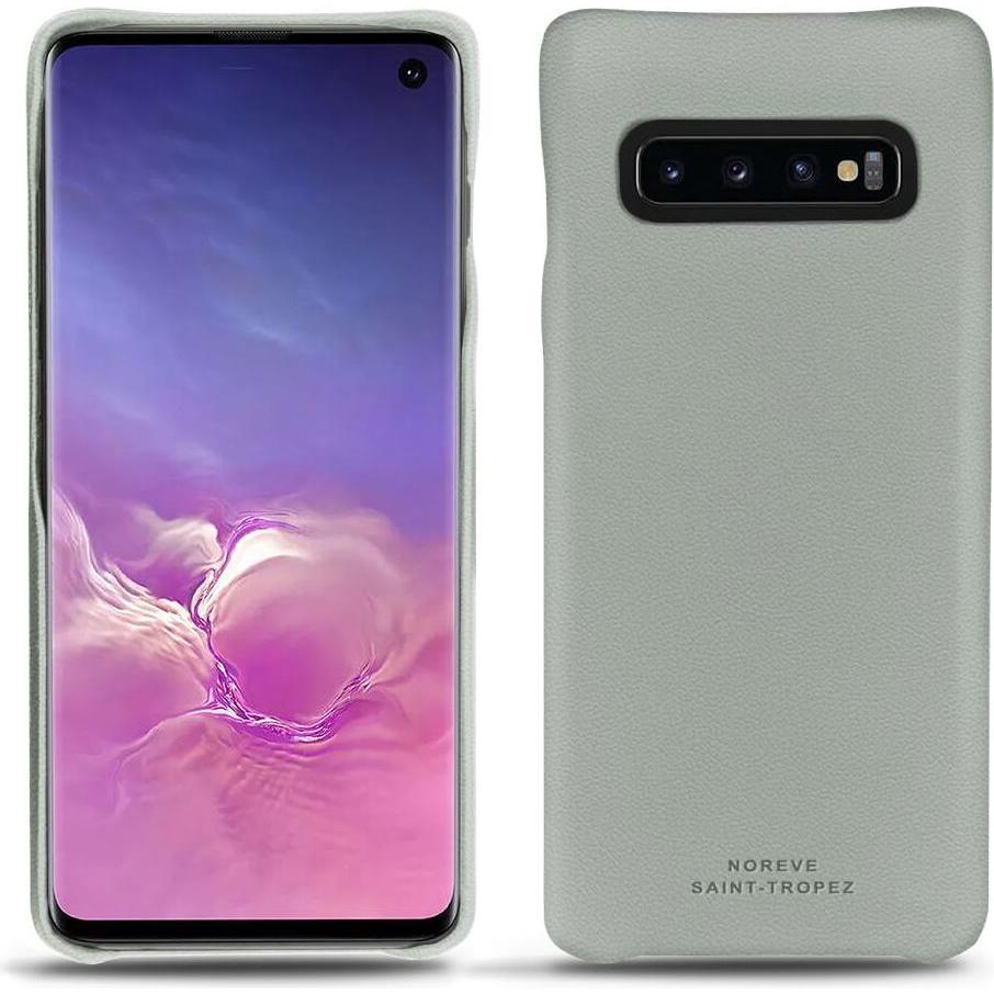 Noreve Lederschutzhülle (Samsung Galaxy S10), Smartphone Hülle, Grau