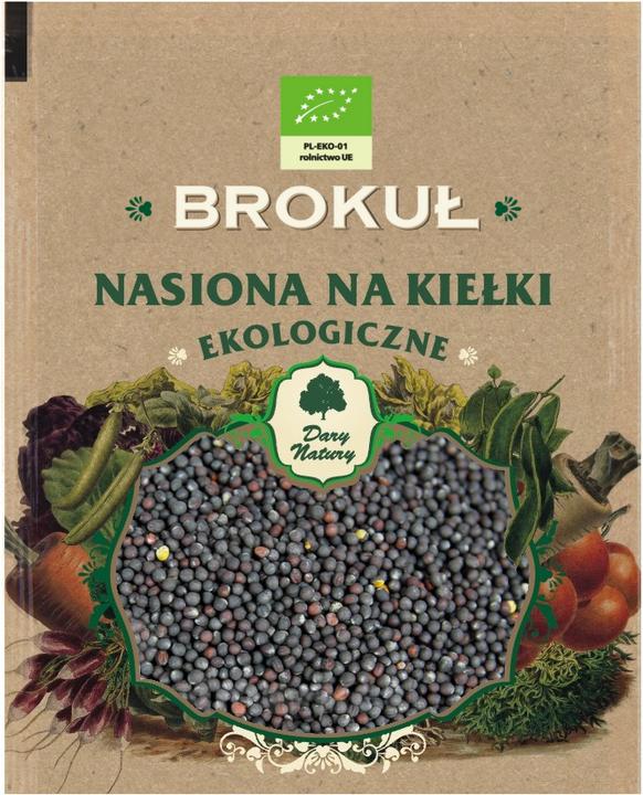 Dary Natury Organic Broccoli Seeds for 30 g Sprouts - Gifts of Nature