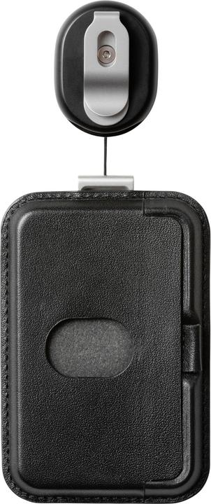 Actual product image Orbitkey ID Card Holder Pro with neck strap, black