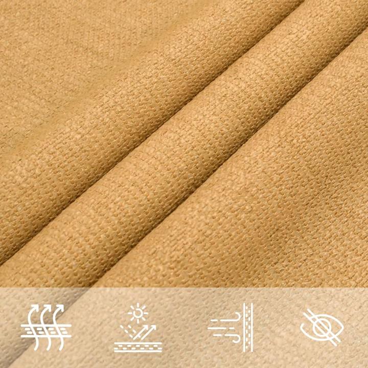 Actual product image vidaXL Sonnensegel 160 g/m² Rechteckig farben HDPE (600 x 300 cm)