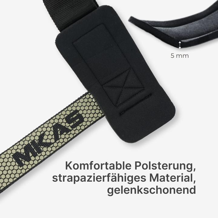 Actual product image Hermex Powerlifting Straps Wrist Support Pulling Aid