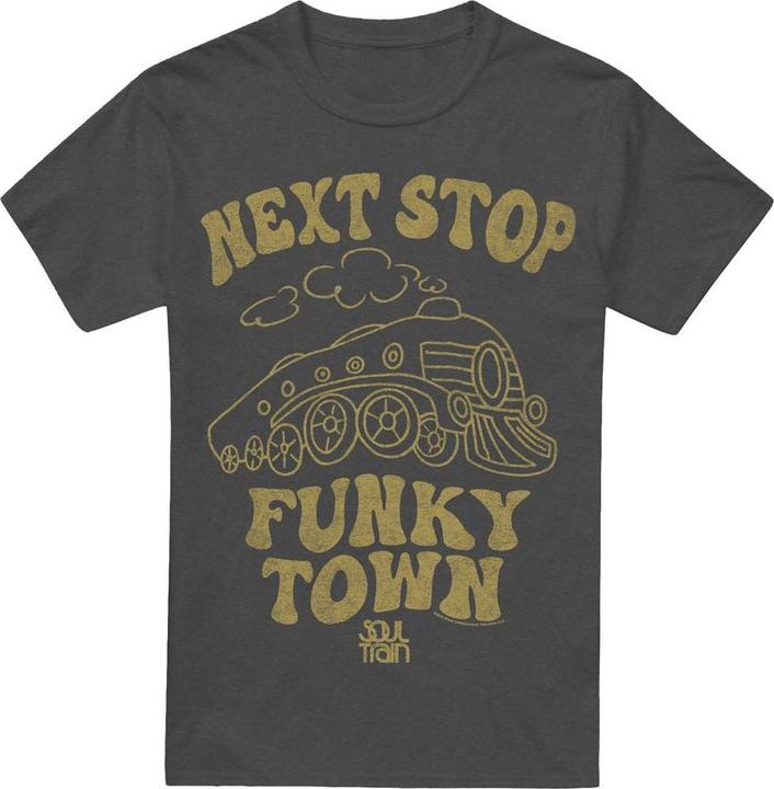 Actual product image Bet Unisex Adult Soul Train Next Stop T-Shirt (M)