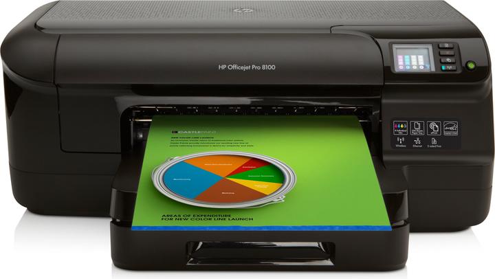 Produktbild HP OfficeJet Pro 8100 (Tintenpatrone, Farbe)