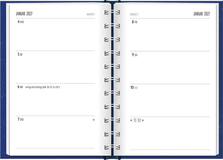 Produktbild Terminplaner 2026 Girl, you can (10 x 15,5 cm, 1 Woche / 2 Seiten)