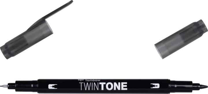 Image du produit Tombow Feutres de coloriage Twintone (33, Noir, 1 x)
