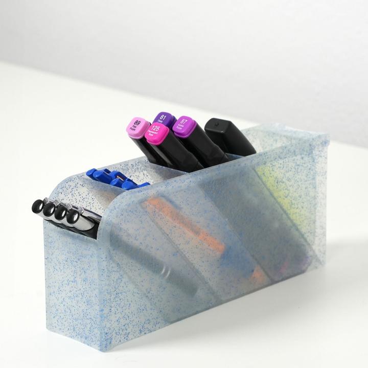 Produktbild Hermex Bürotisch-Stifthalter Schreibtisch-Organizer Stiftebox Stiftaufbewahrung Pen Desk-Organizer