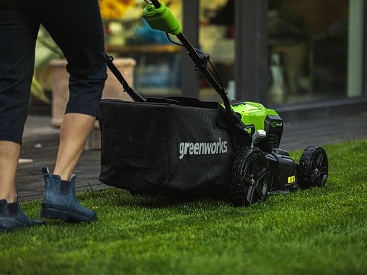 Actual product image Greenworks GD40LM46SP (Rechargeable battery operated)