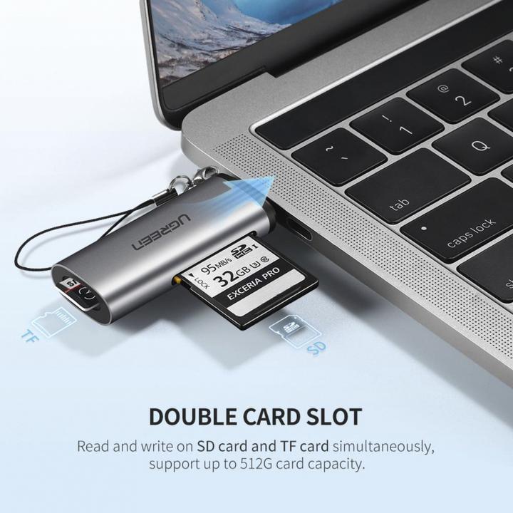 Image du produit Ugreen Lecteur de cartes 2en1 (USB-C)