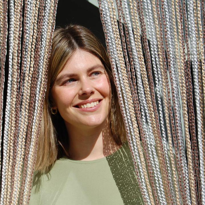 Actual product image Tenda Arezzo 4" door curtain, 100 x 230 cm (100 x 230 cm)