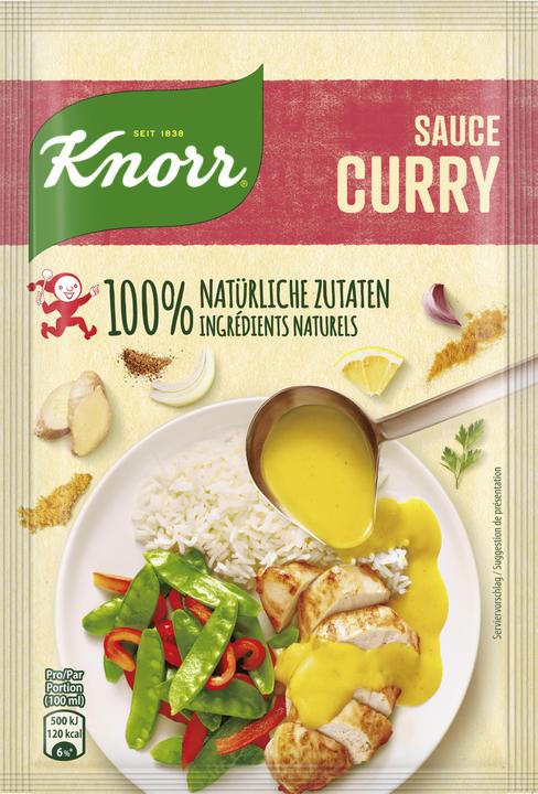 Image du produit Knorr 100% naturel sauce curry sachet pour des légumes tendres & des plats de viande fins (38 g)
