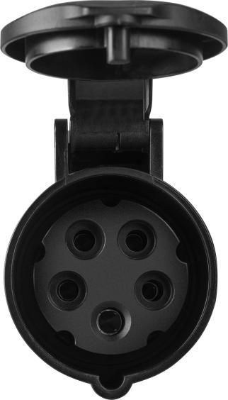 Produktbild GreenCell Adapter from red 16A 400V CEE coupling 5-pole socket to red 32A 5P (Typ 1, 11 kW, 16 A, 0.50 m)