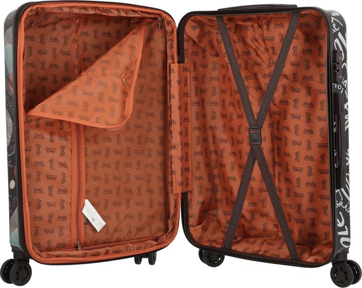 Produktbild Anekke Viaje 4 Rollen Kofferset 2-teilig mit Dehnfalte (91 l)