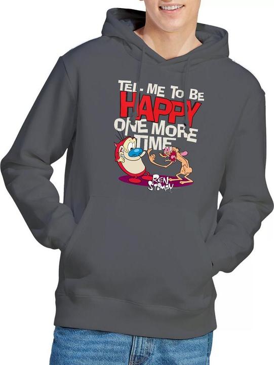 Produktbild Ren & Stimpy Tell Me To Be Happy Kapuzenpullover (S)