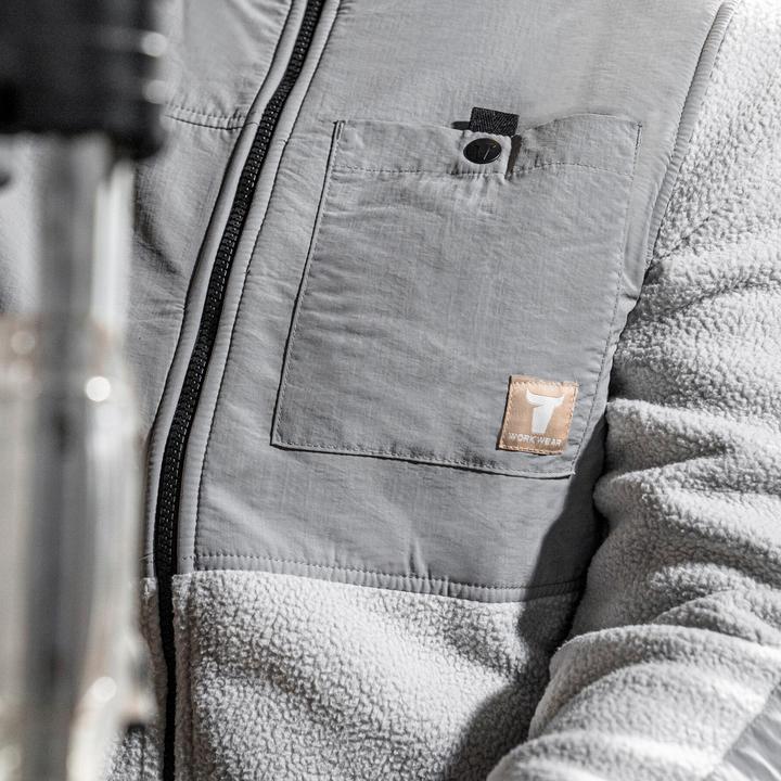 Productafbeelding Stier Sherpa fleece XXL ijsgrijs (XXL)