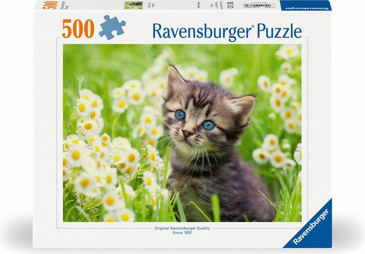 Immagine prodotto Ravensburger Gattino nel prato (500 pezzi)