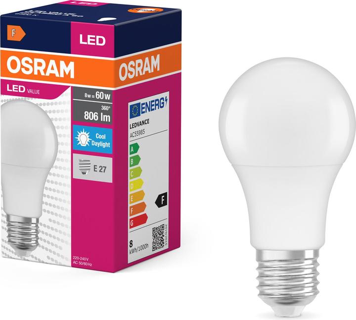 Immagine prodotto Osram Valore LED Classic A (E27, 806 lm, 10x)