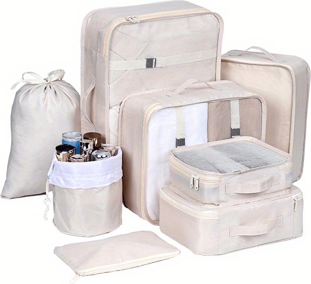 Actual product image Only-Bags.Store Travel organiser bag set, large capacity packing cubes with multifunctional make-up storage