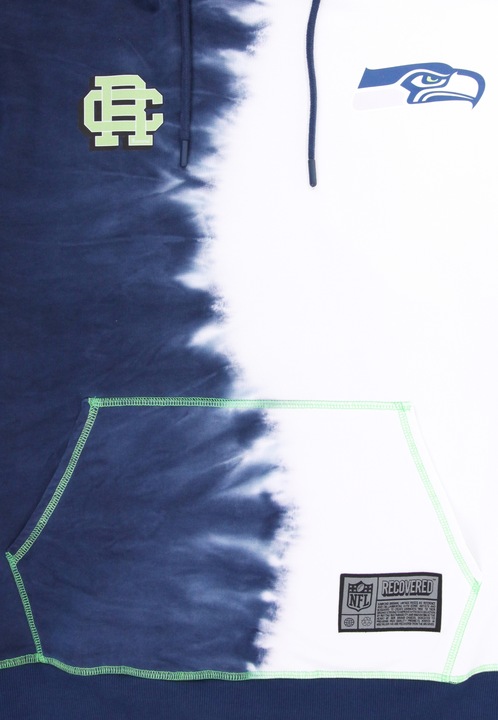 Produktbild Recovered Re:covered Fleece Hoody - INK DYE Seattle Seahawks - L (L)