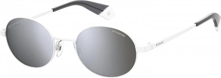 Immagine prodotto Polaroid Occhiali da sole 6066/S unisex cat. 3 tondi in acciaio inox bianco/grigio