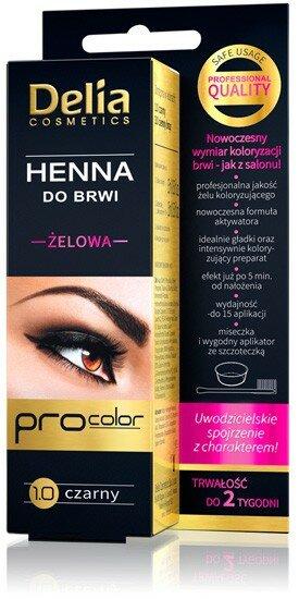 Actual product image Delia Cosmetics Delia - Henna for eyebrows and eyelashes gel 1.0ack 15ml