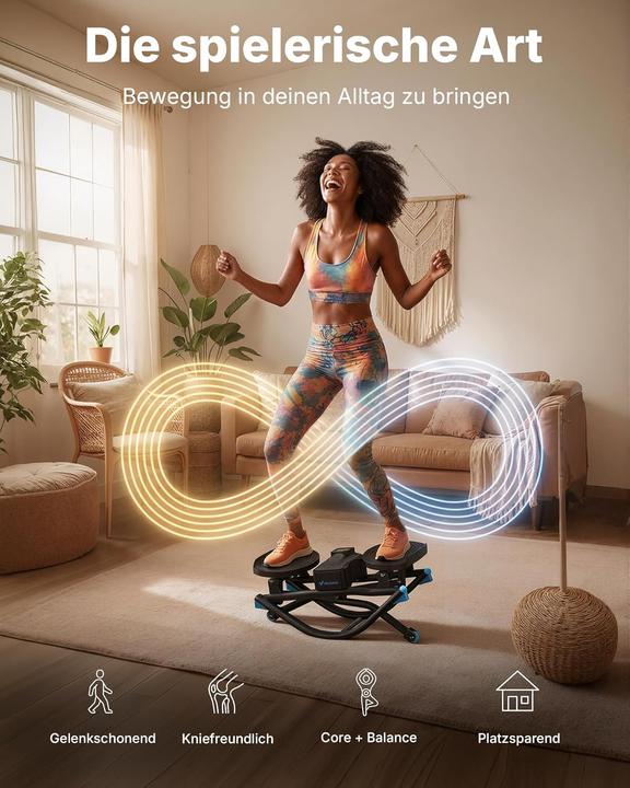 Actual product image Merach Stepper mit LCD-Display