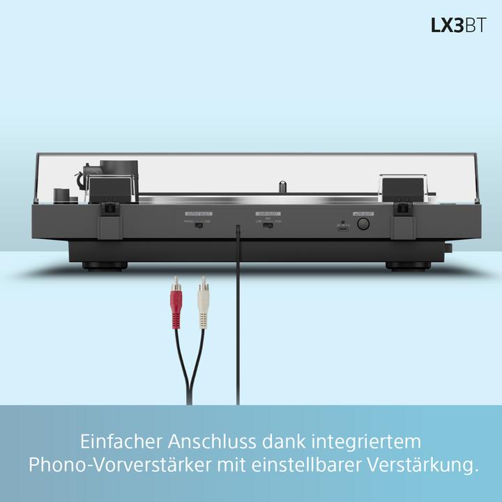 Productafbeelding Sony PS-LX3BT Plattenspieler schwarz (Volautomatisch)