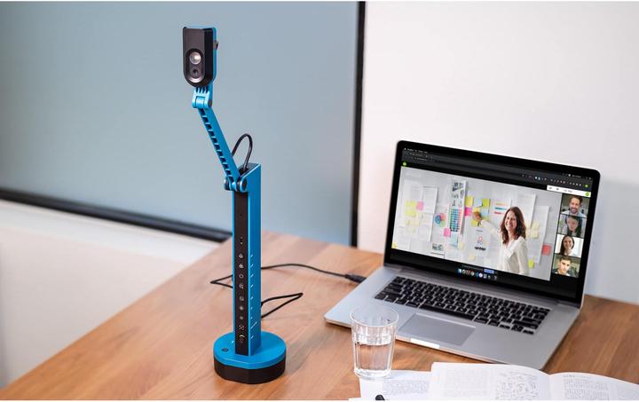 Produktbild Ipevo DOK VZ-X USB/HDMI/WLAN 8MP Mikro Licht Akku blau (Full HD)