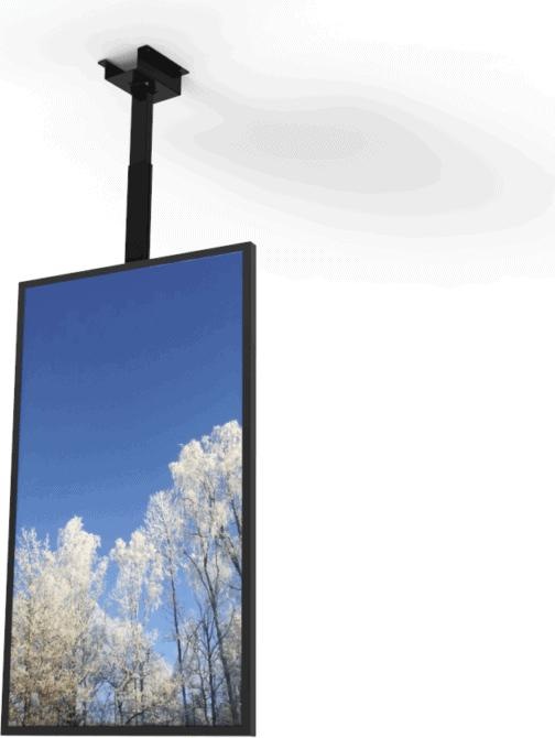 Immagine prodotto HI-ND Cassa da soffitto Universal 43 Port. Nero, 20 kg, 109,2 cm (43"), 109,2 cm (43"), 200 x 200 mm