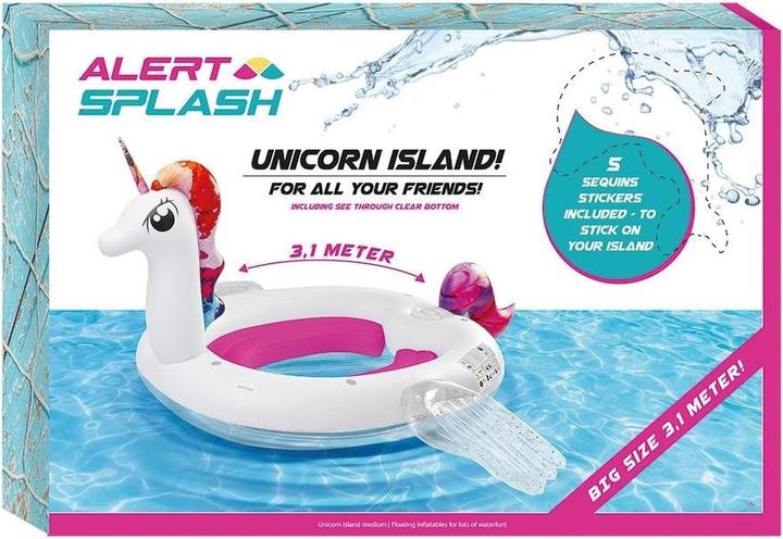 Produktbild Splash Badeinsel Einhorn Medium 310 x 270 x 175 Cm