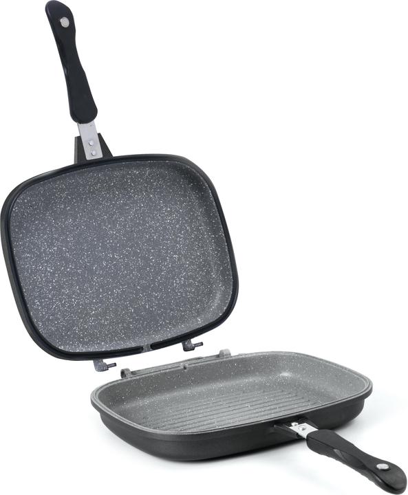 Produktbild Bialetti Aeternum Doppel-Induktionsgrill (Grillpfanne, Aluminium)