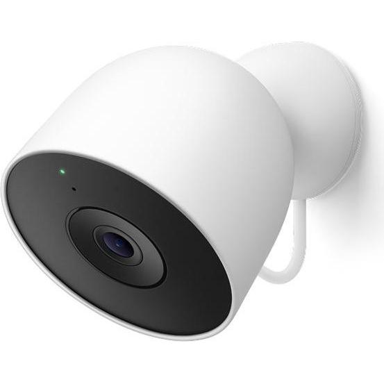 Google Nest Cam Outdoor, Snow, Wired, 2n (2560 x 1440 Pixels), Netzwerkkamera, Weiss